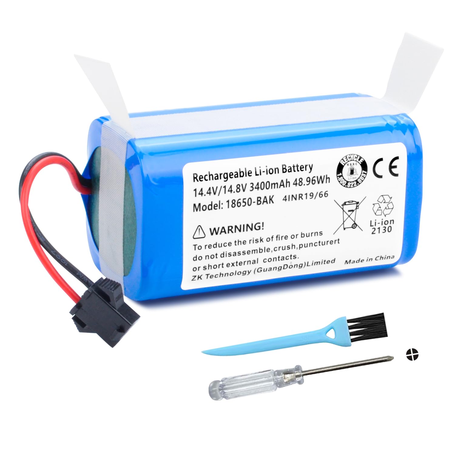 Amazon.com: 3400mAh Vacuum Battery Replacement for Eufy RoboVac